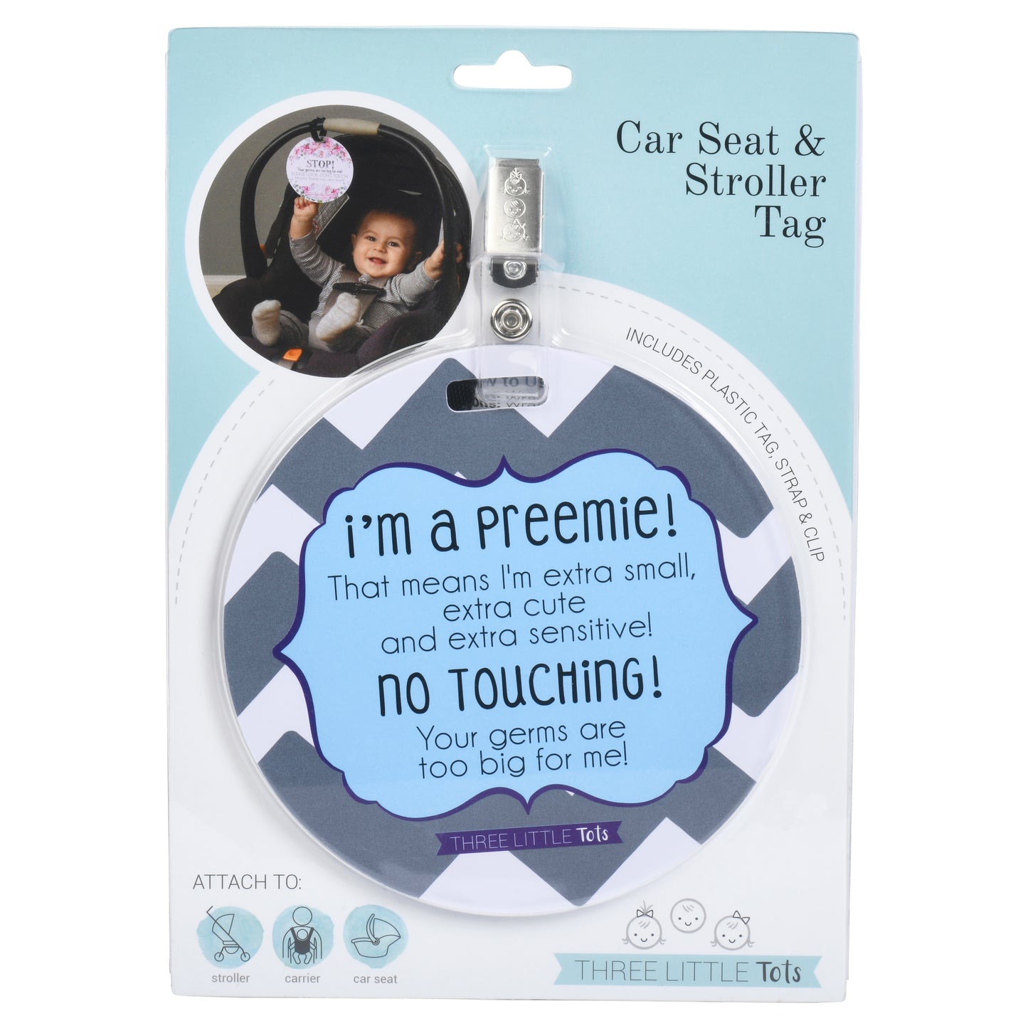 I'm A Preemie Boy Original Tag