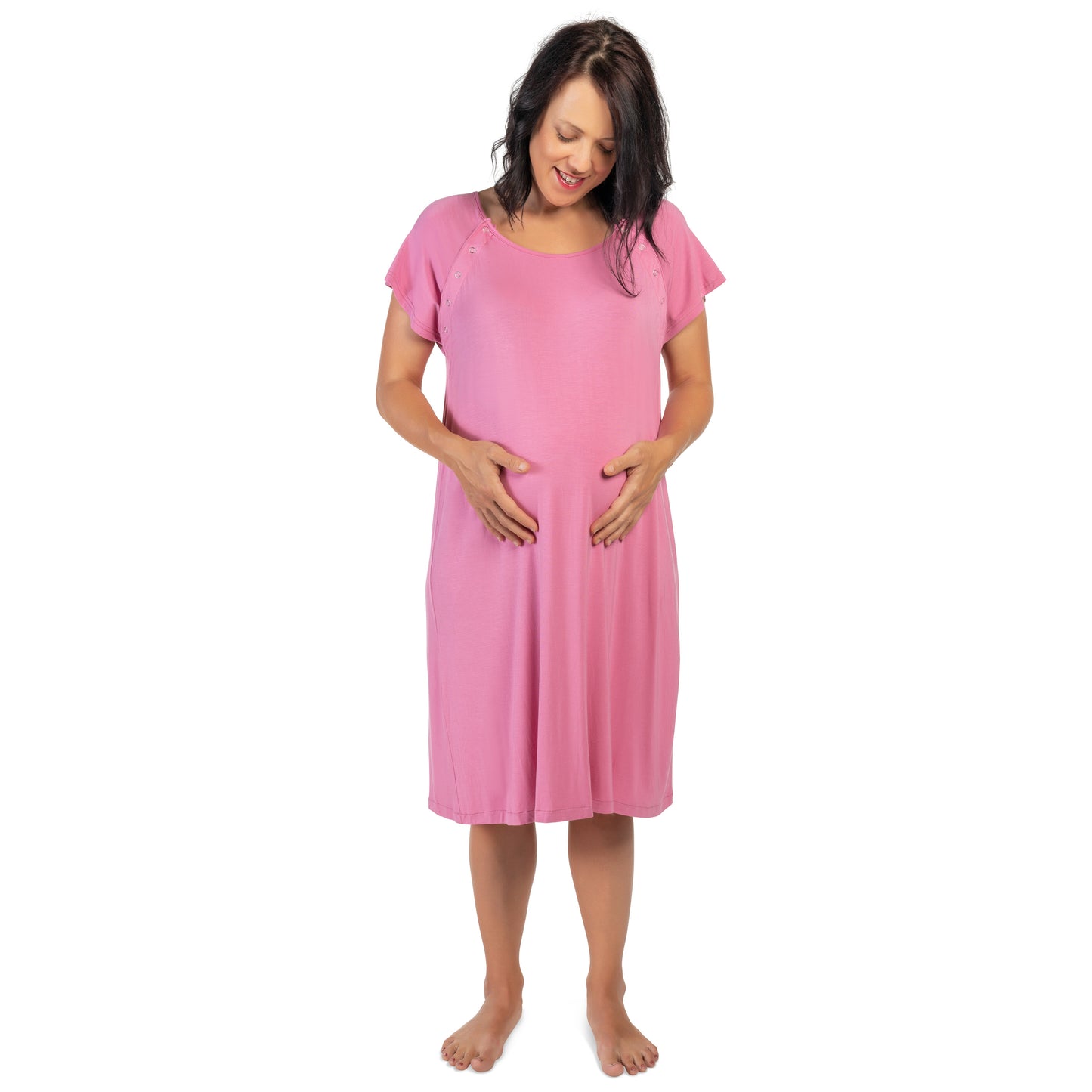 Rose Mommy Labor and Delivery/ Nursing Gown