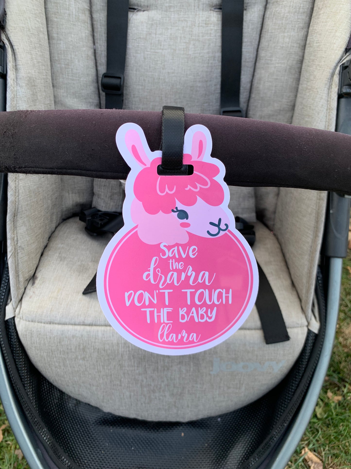 Pink Llama Tag
