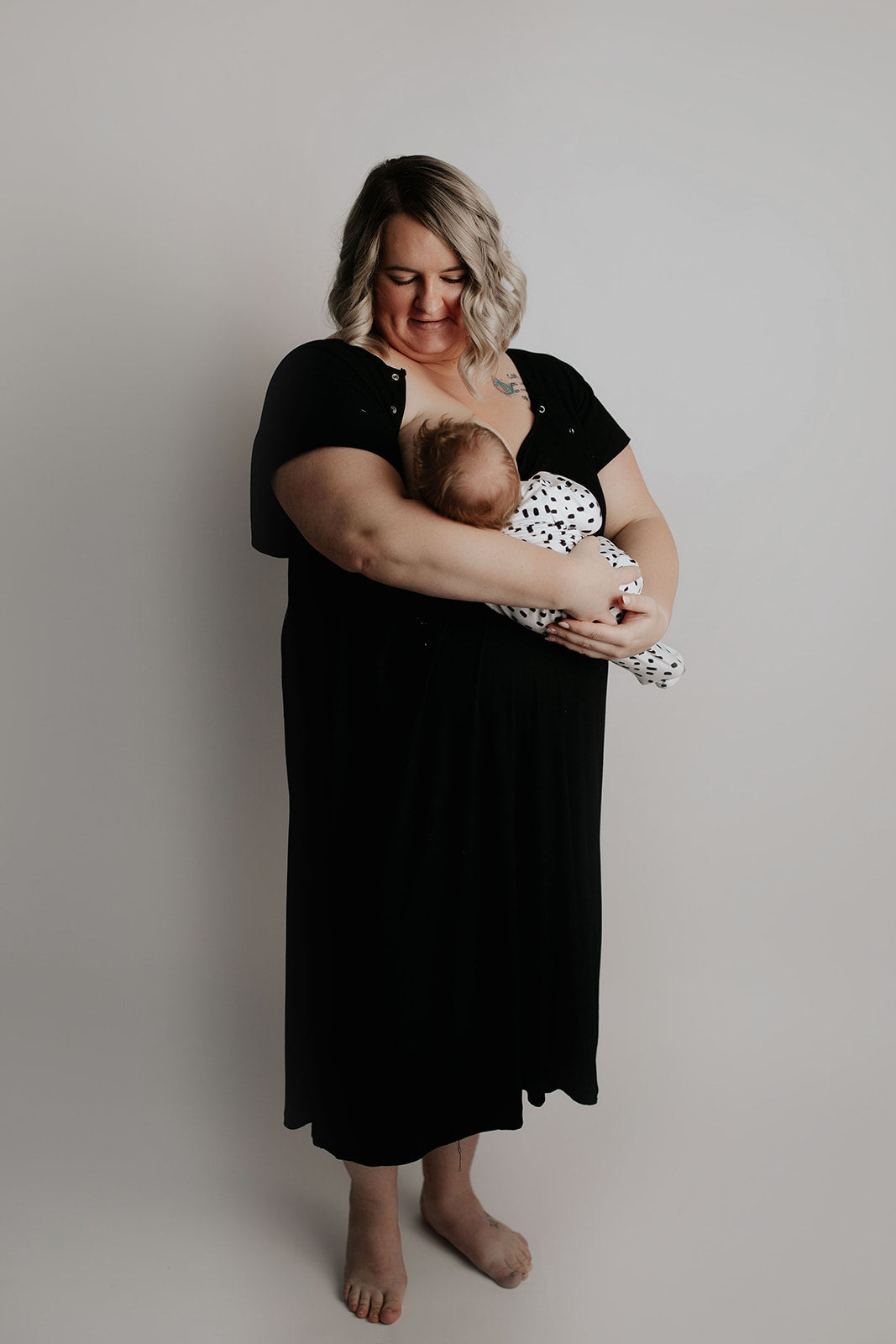 Dot Knotted Gown