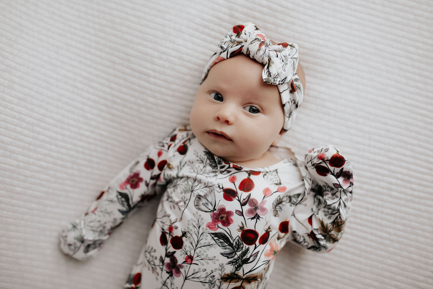 Floral Knotted Gown