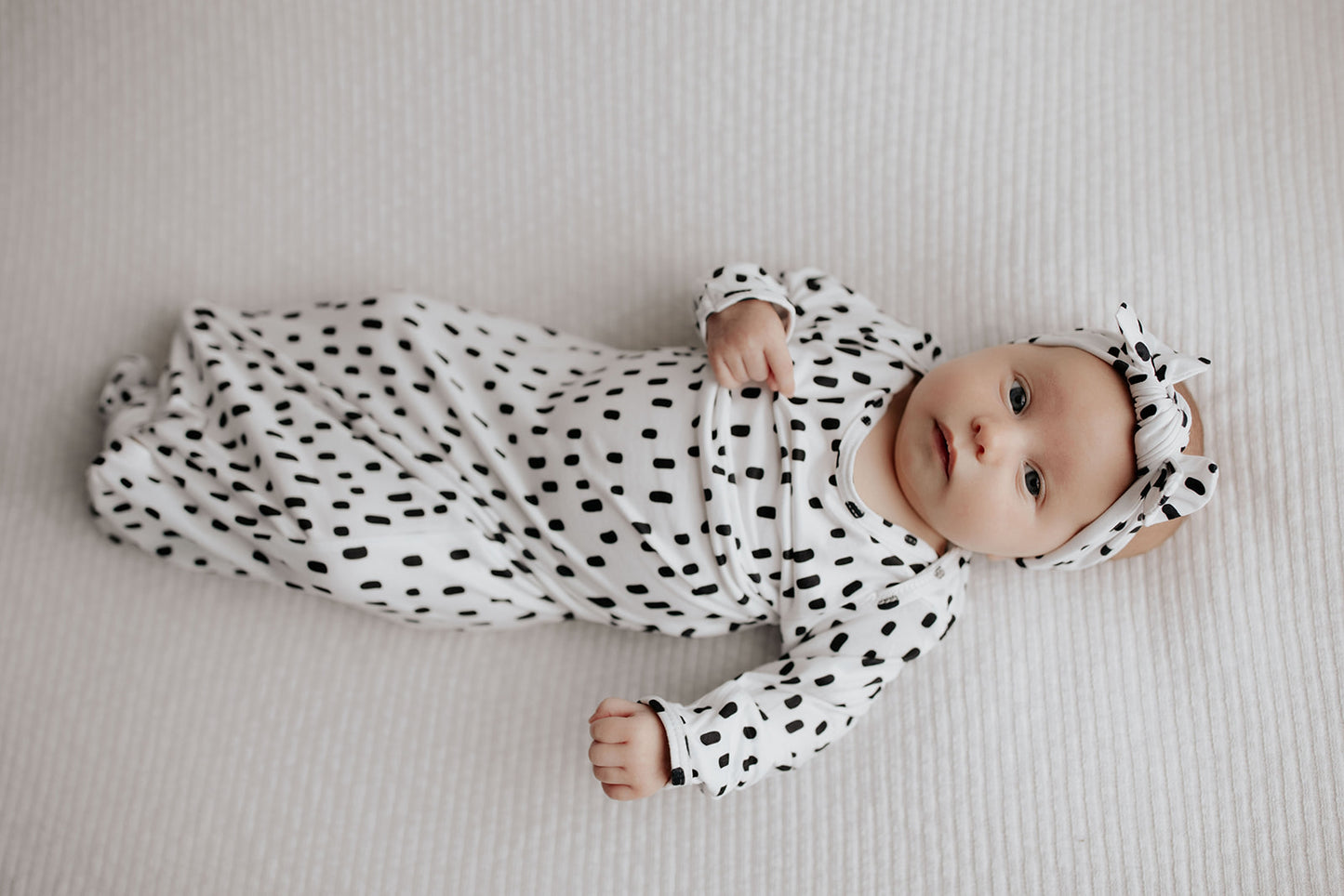 Dot Knotted Gown