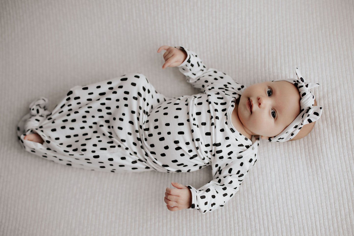 Dot Knotted Gown