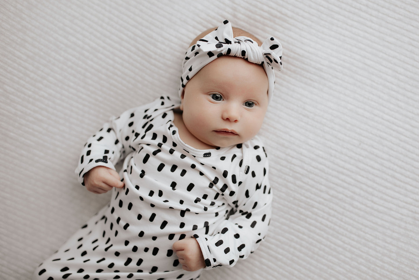 Dot Knotted Gown