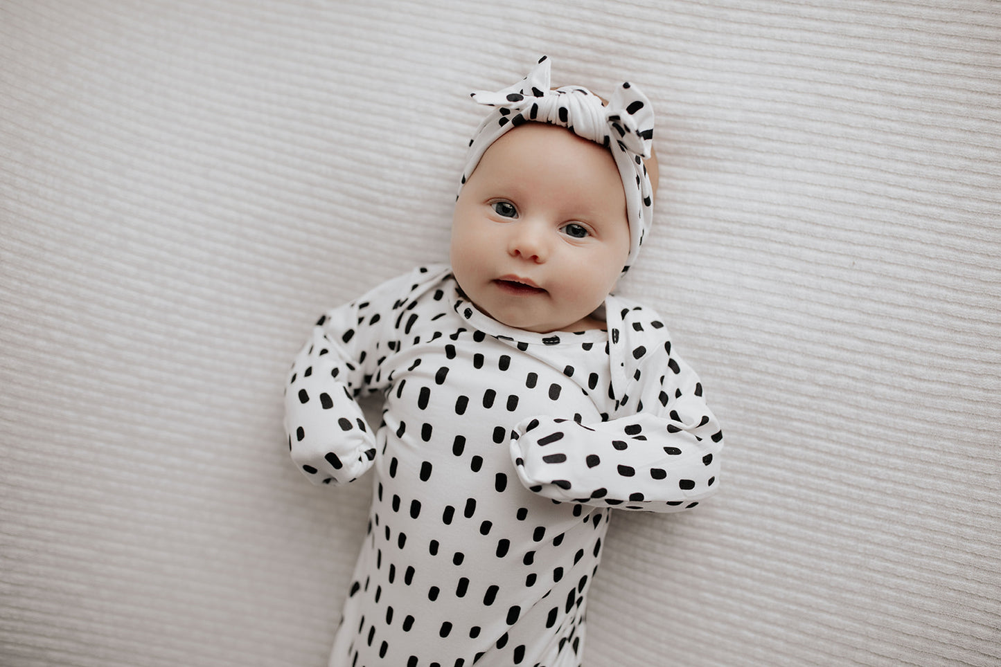 Dot Knotted Gown