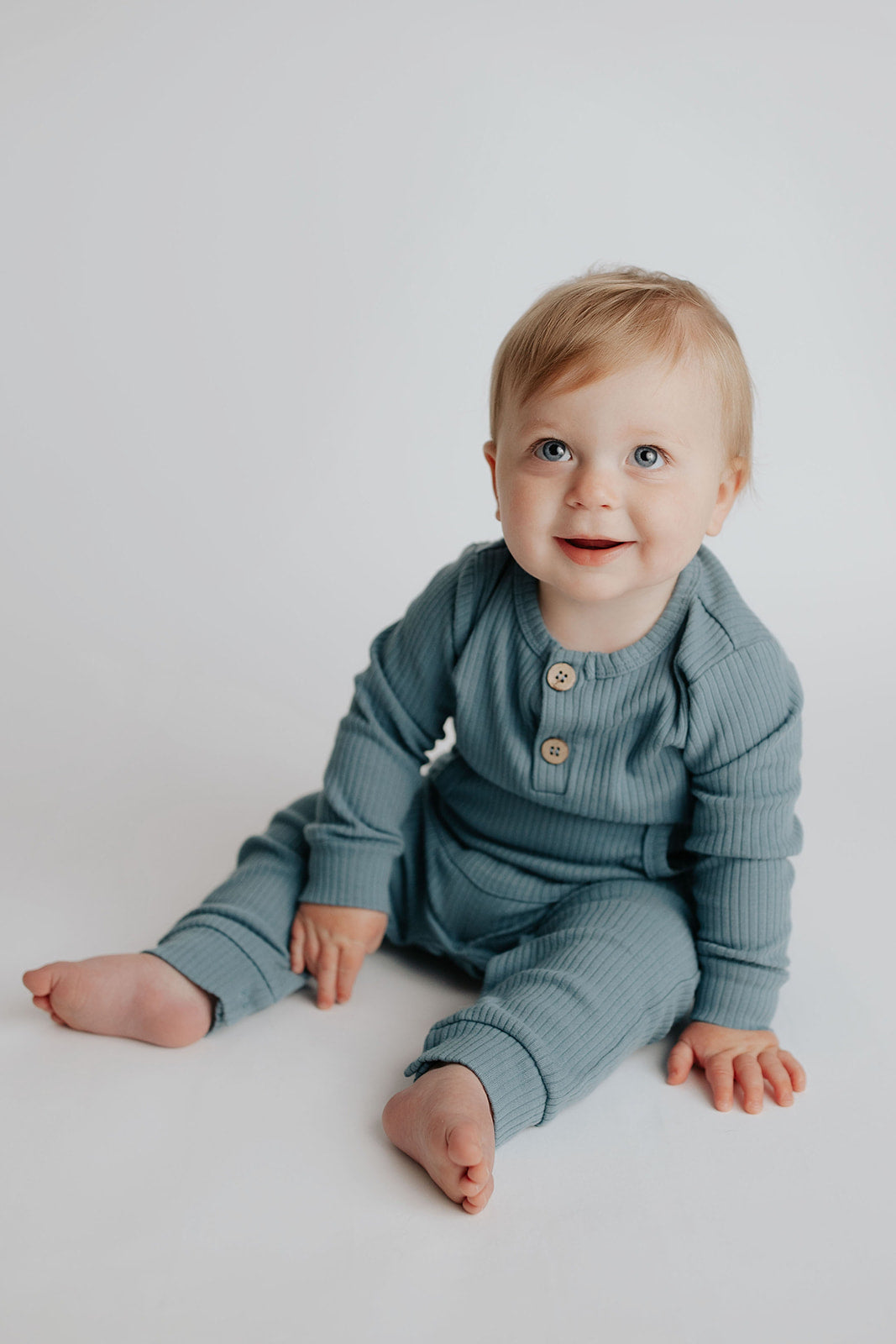 Baby Ribbed Playsuit with pockets