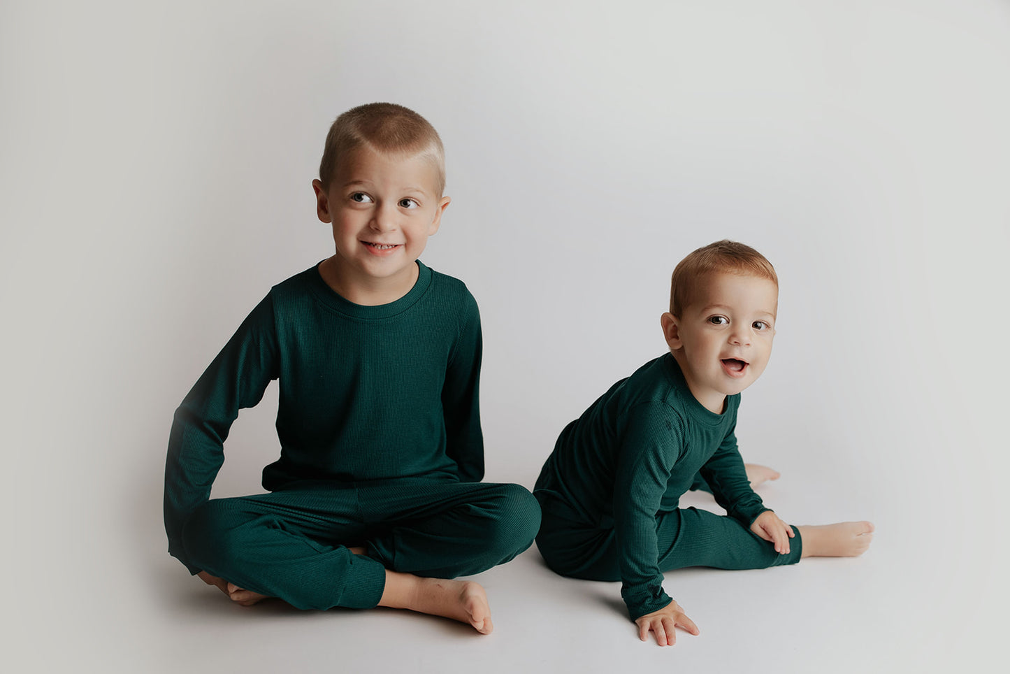 Ribbed Forest Green Jammies