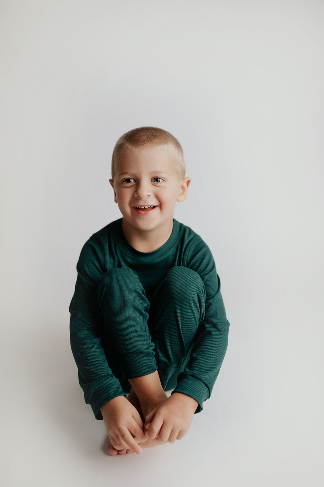 Ribbed Forest Green Jammies