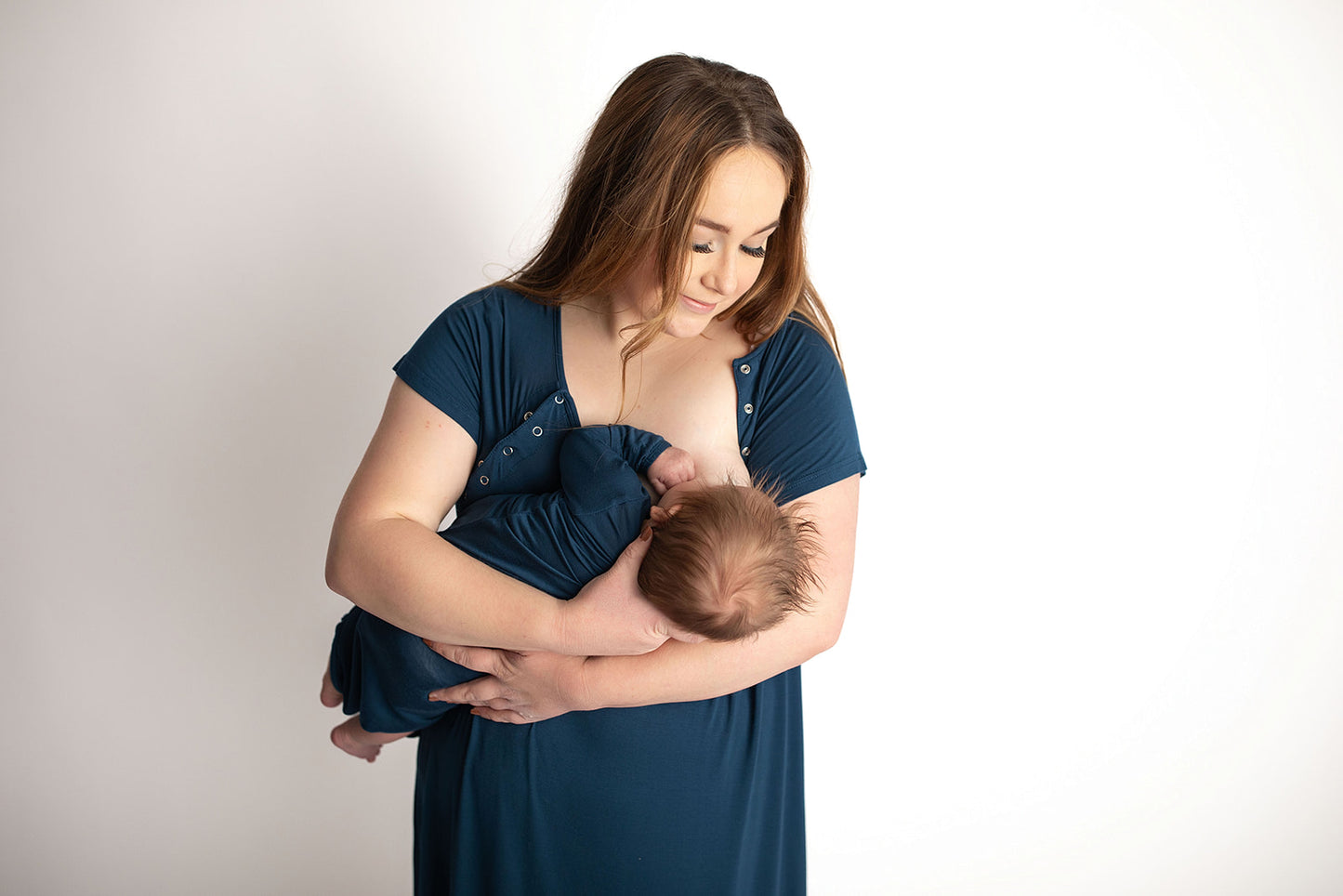 Navy Labor & Delivery Gown