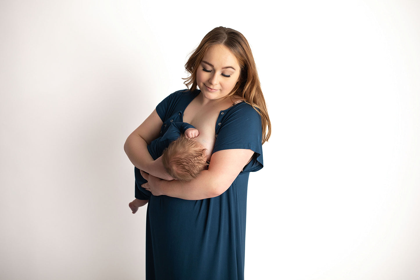 Navy Labor & Delivery Gown