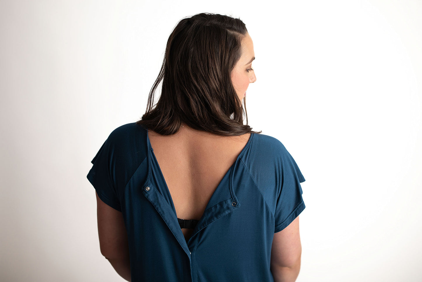 Navy Labor & Delivery Gown