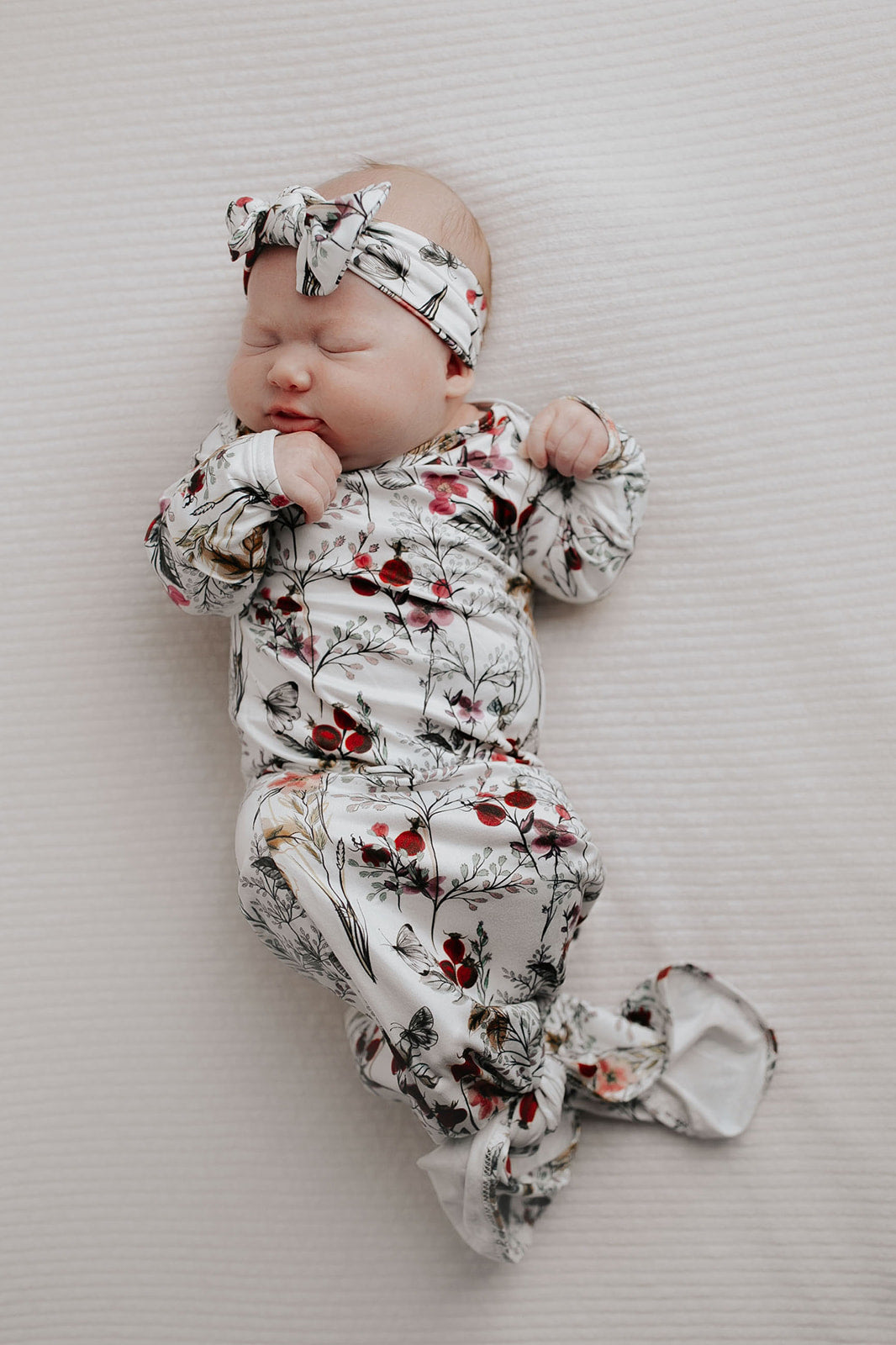 Floral Knotted Gown