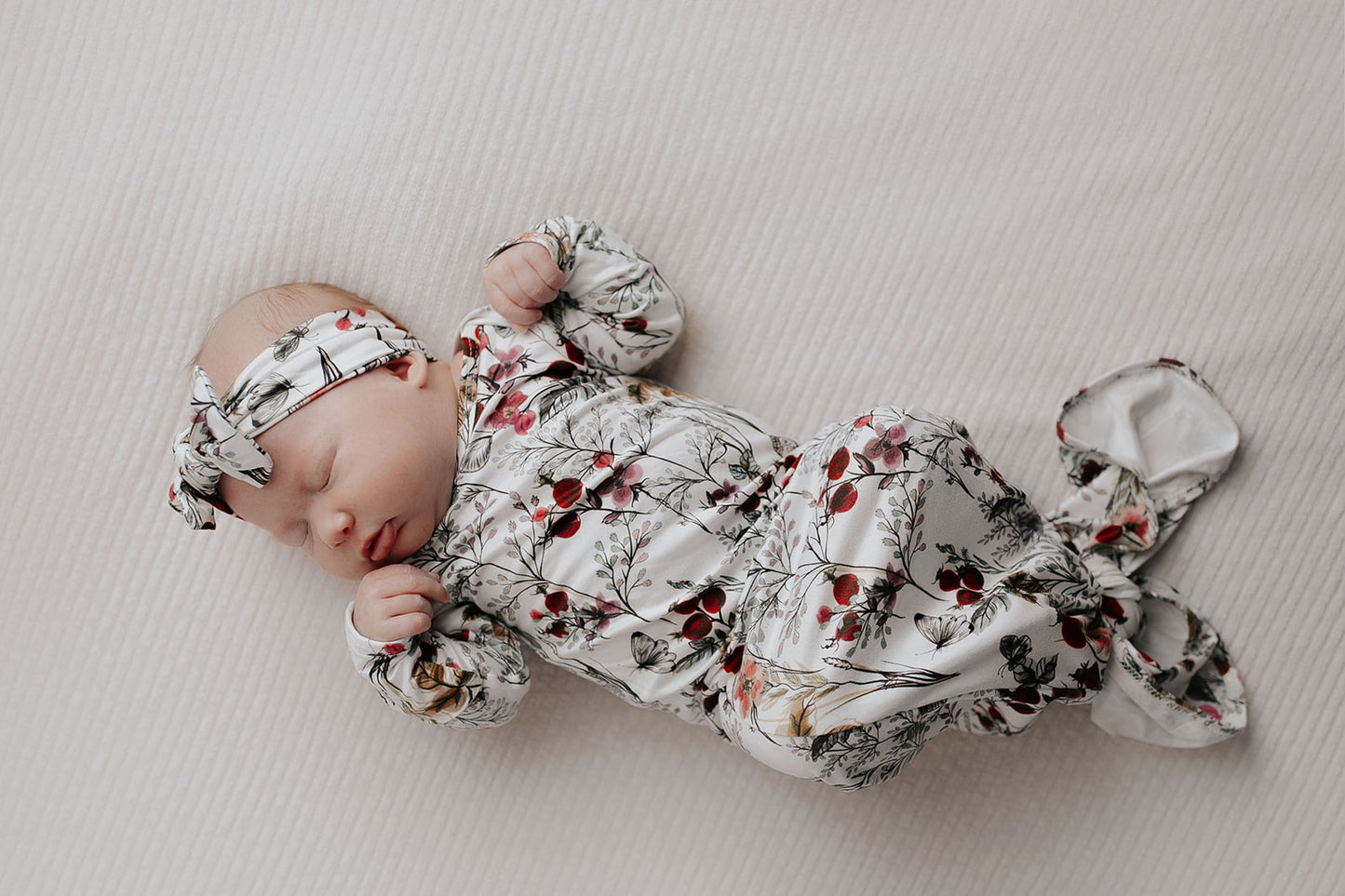 Floral Knotted Gown