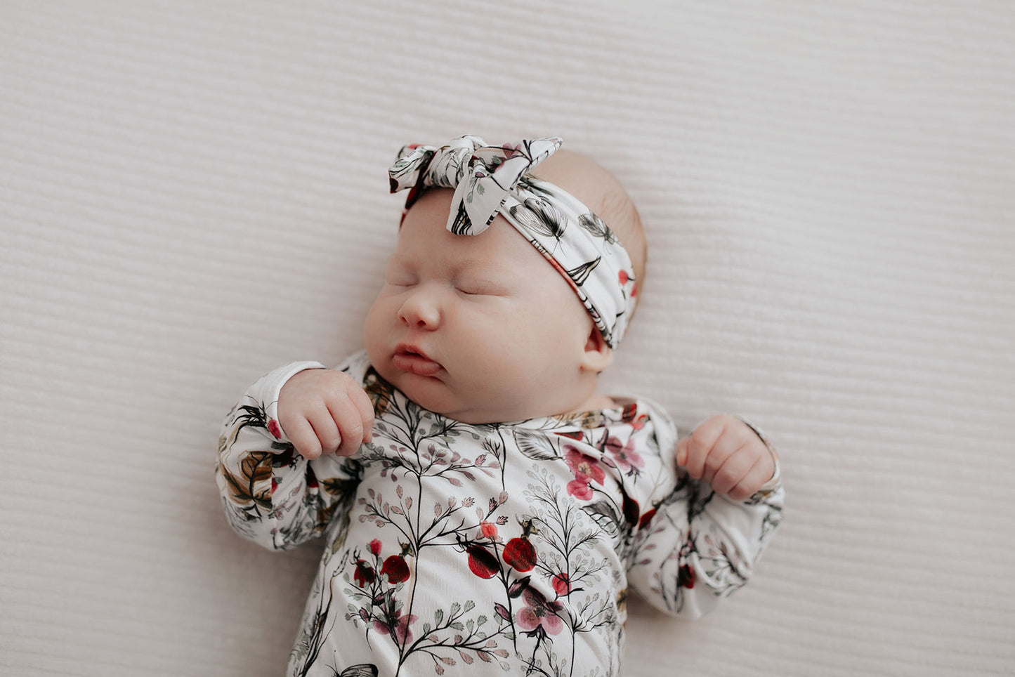 Floral Knotted Gown
