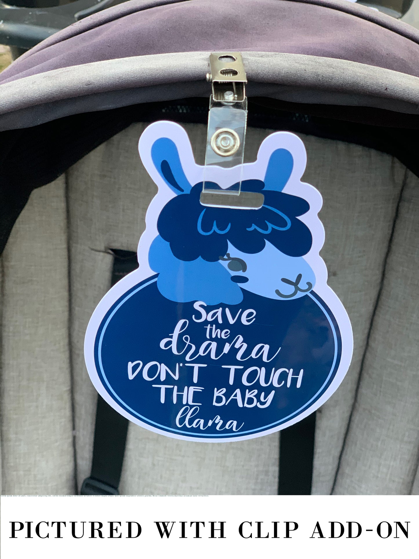 Blue Llama Tag