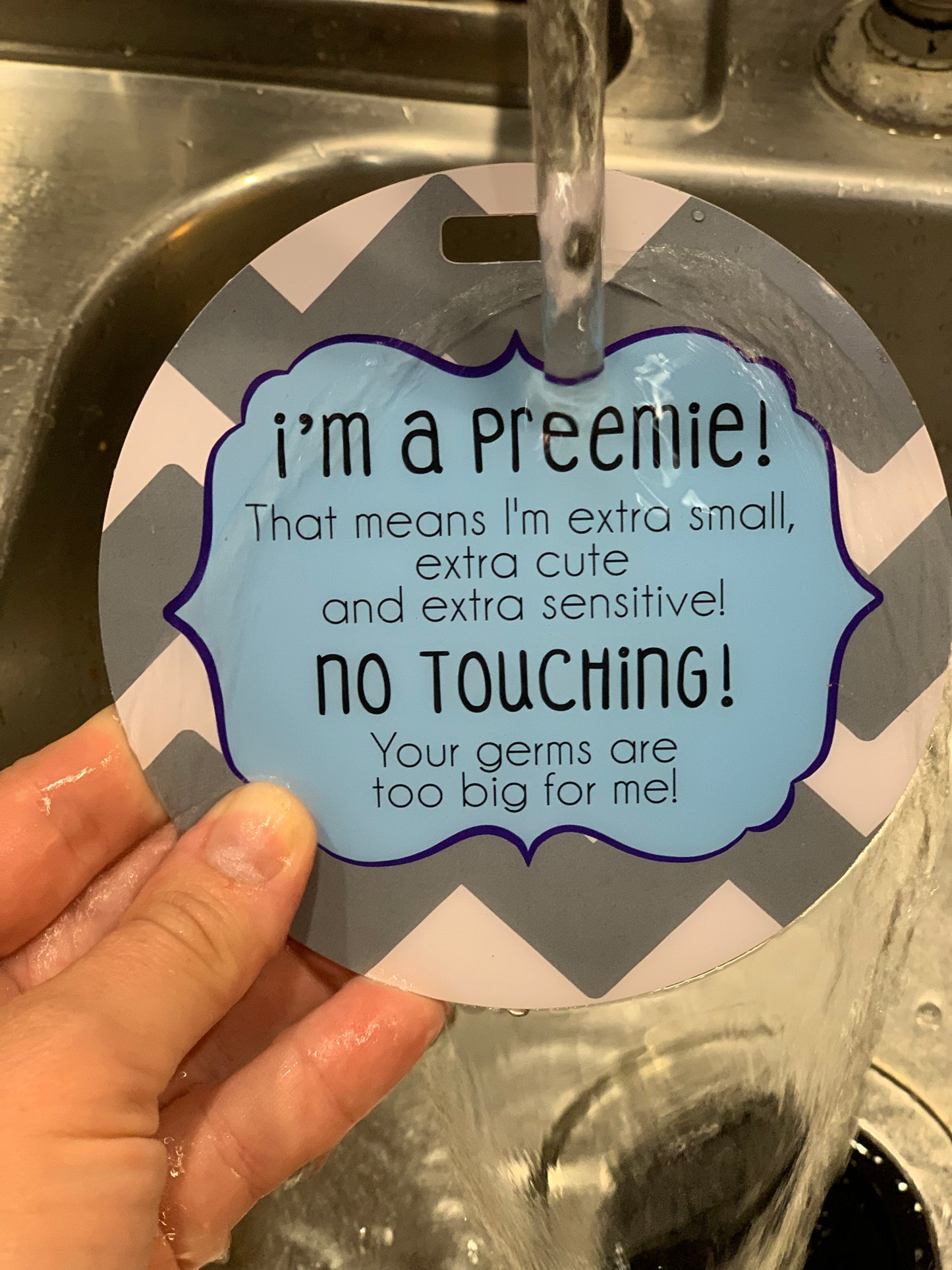 I'm A Preemie Boy Original Tag