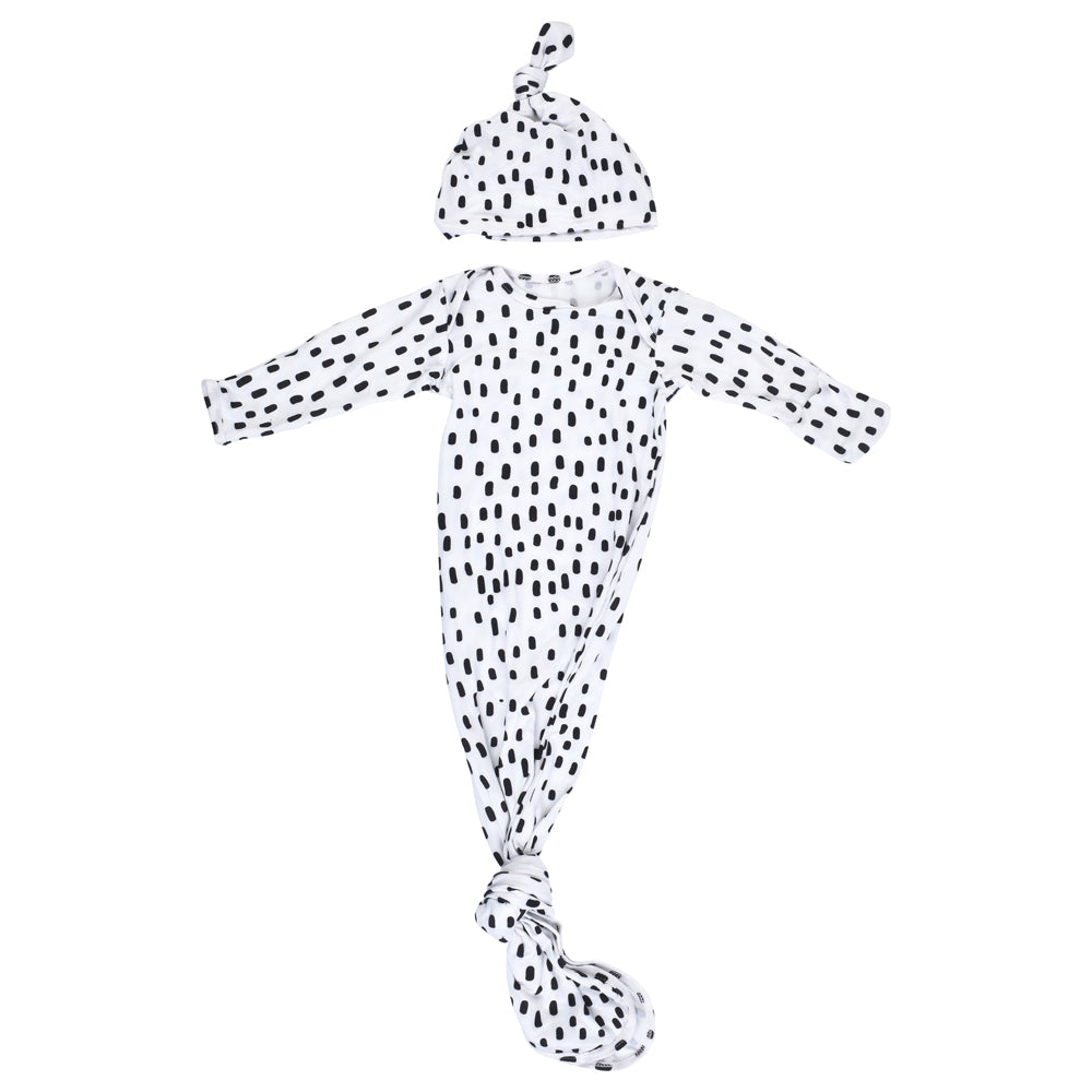 Dot Knotted Gown