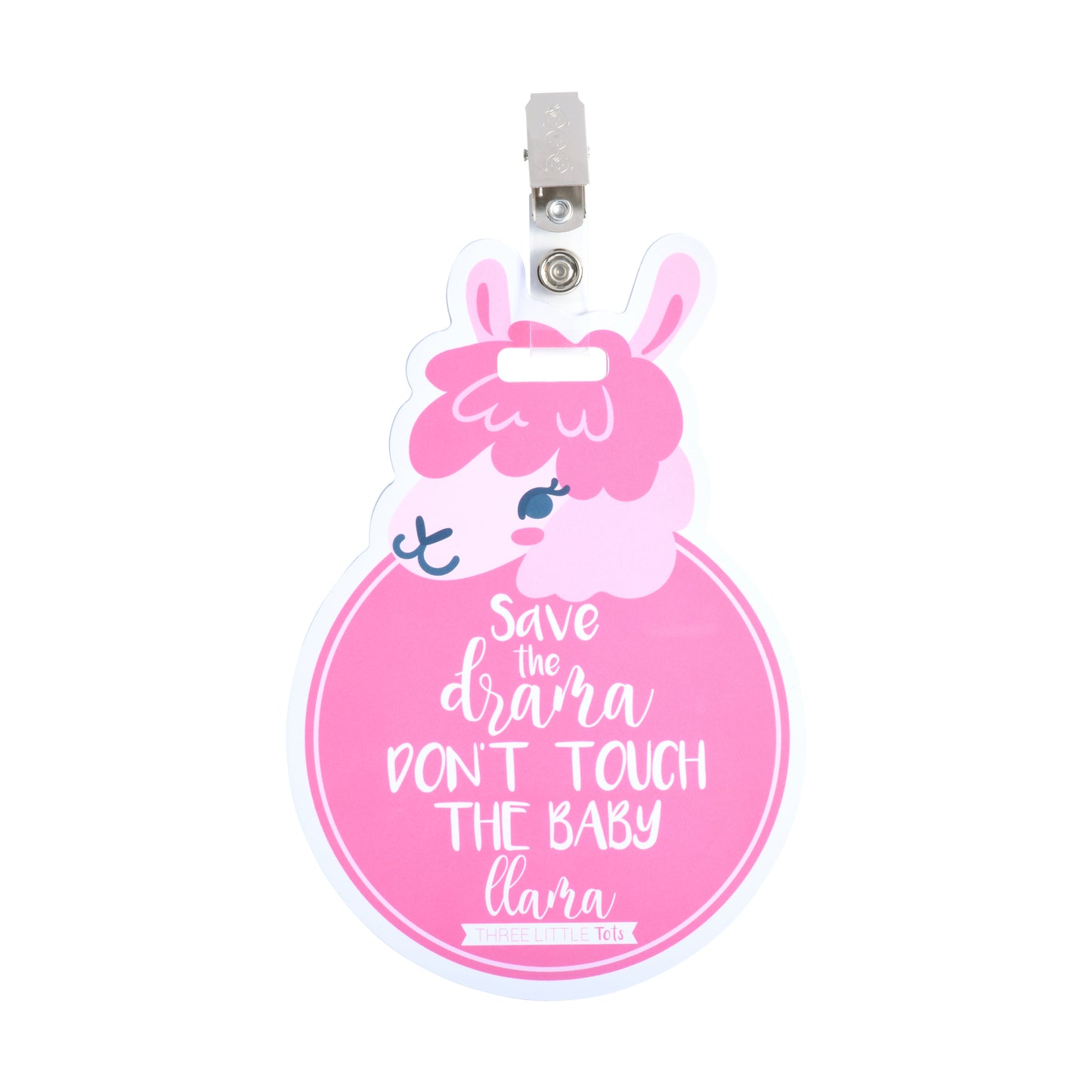 Pink Llama Tag