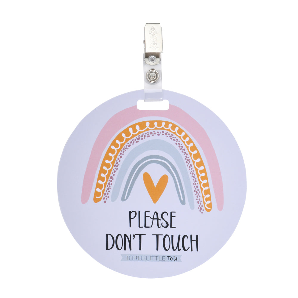 Rainbow No Touching Tag