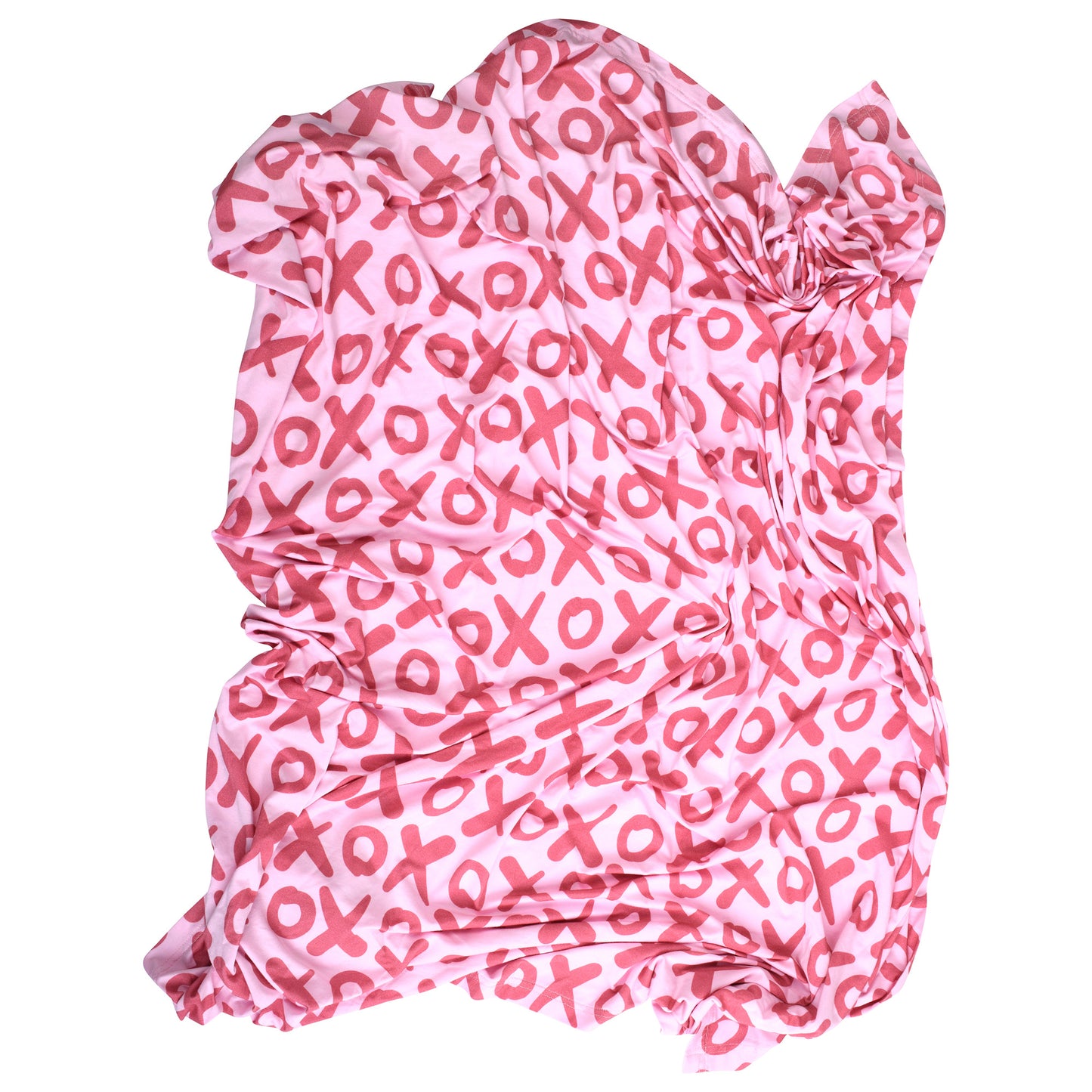 Valentine's Day XOXO Bamboo Newborn Swaddle Blanket