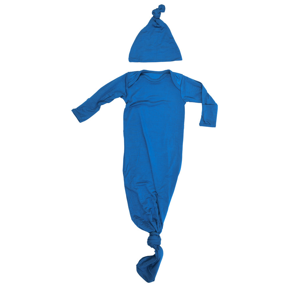 Blue Knotted Gown