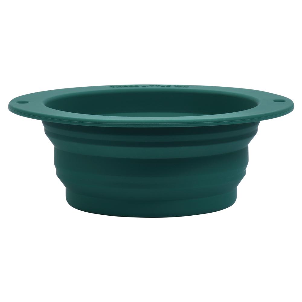 Forrest Green Collapsible Bowl for Travel or Home