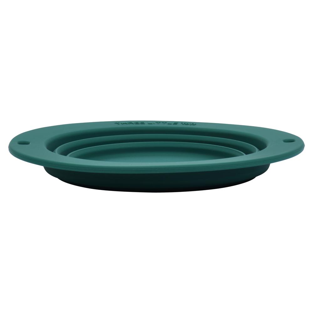 Forrest Green Collapsible Bowl for Travel or Home