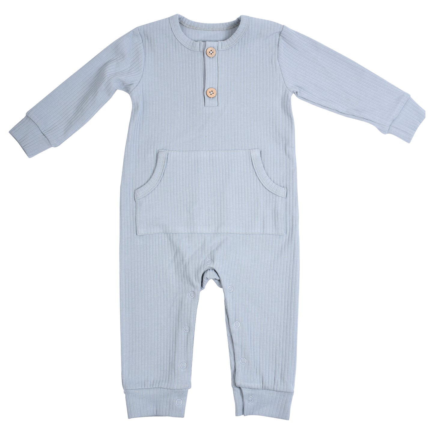 Baby Ribbed Playsuit with pockets