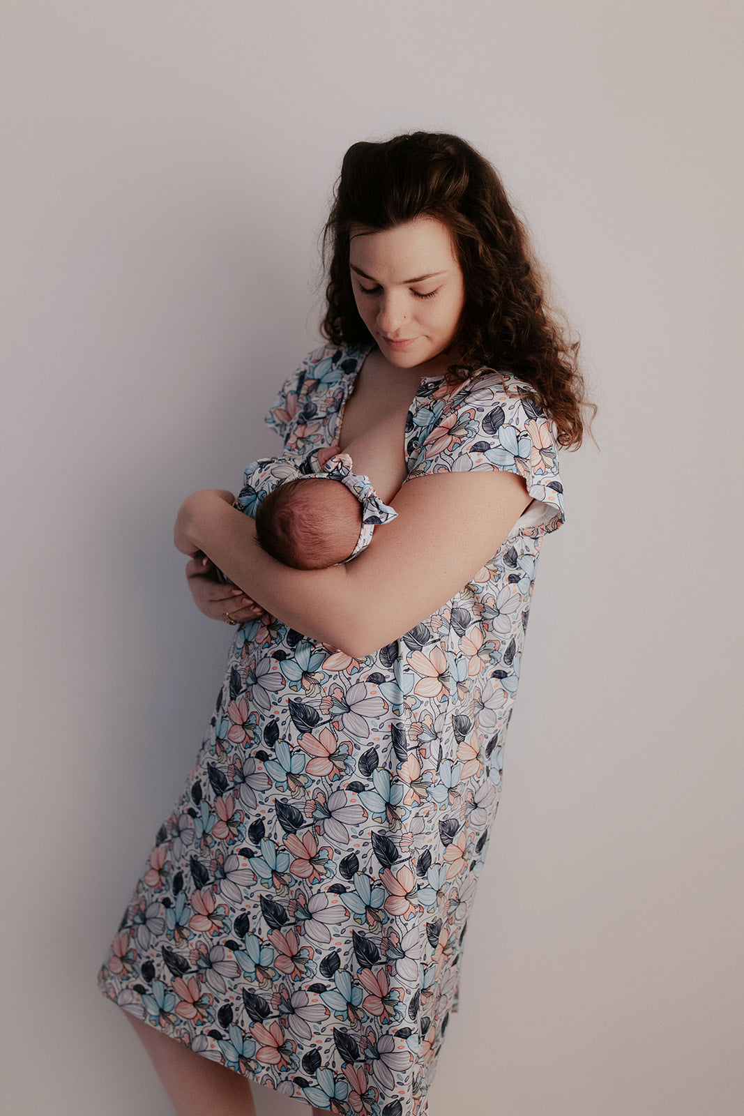Flower Bloom Labor & Delivery Gown