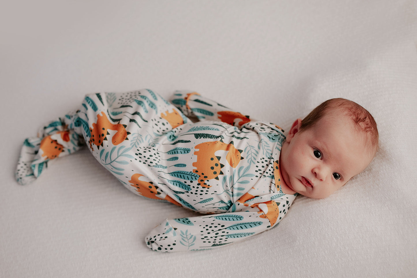 Dinosaur Knotted Gown