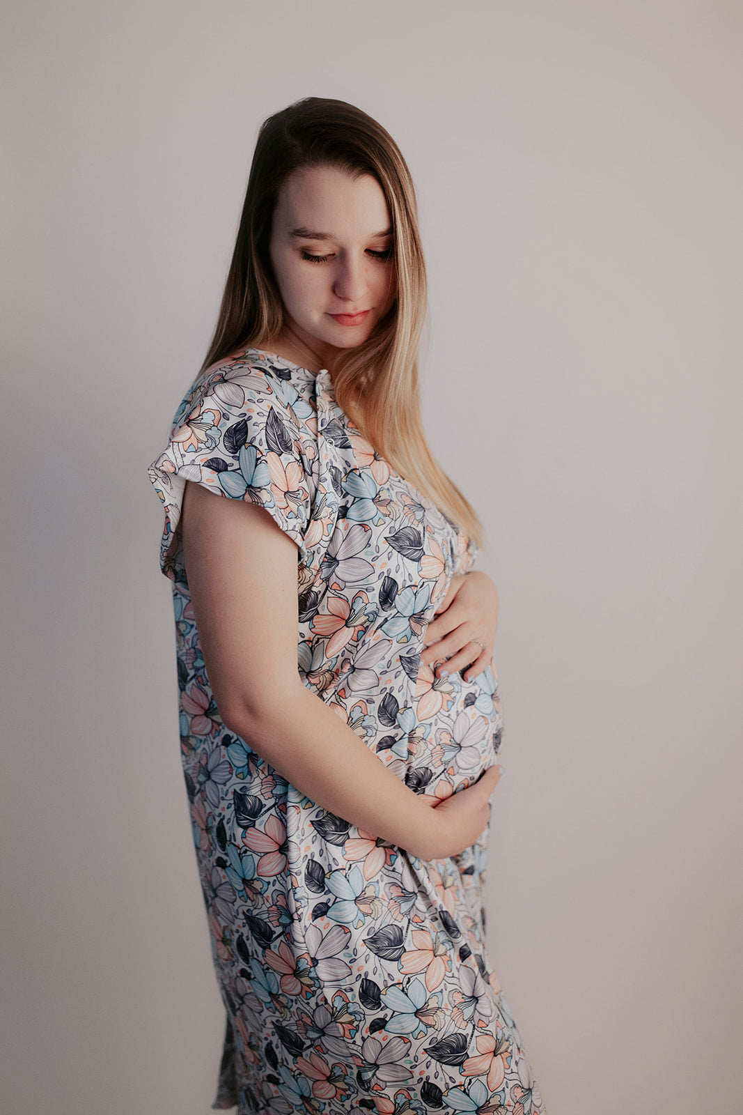 Flower Bloom Labor & Delivery Gown