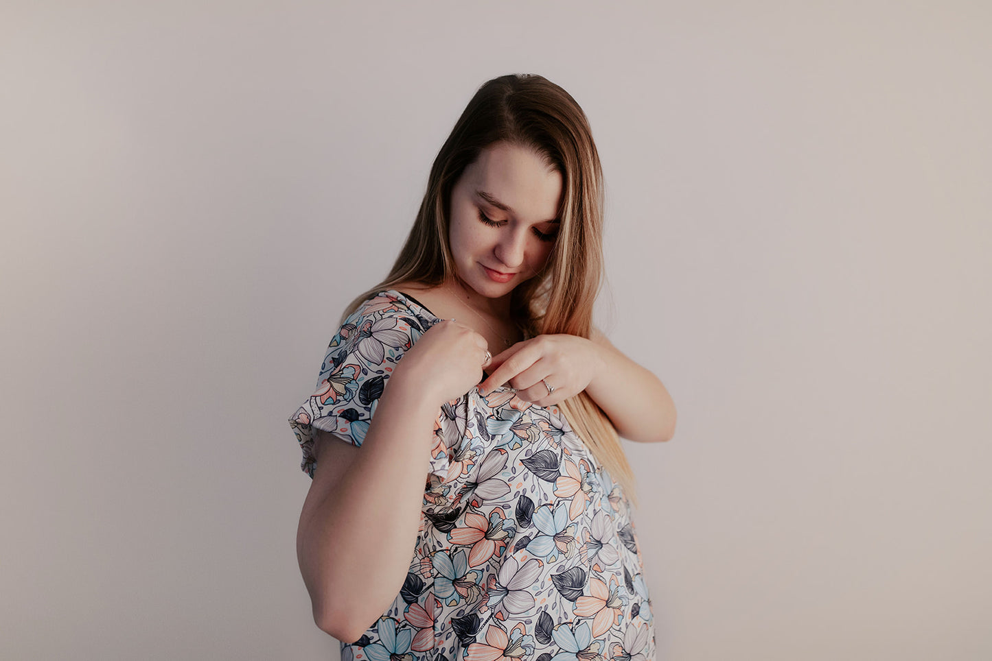 Flower Bloom Labor & Delivery Gown