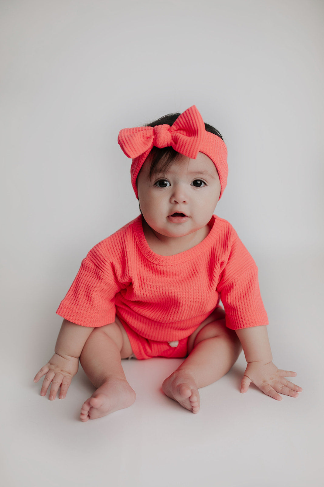Hot Pink Waffle Headband