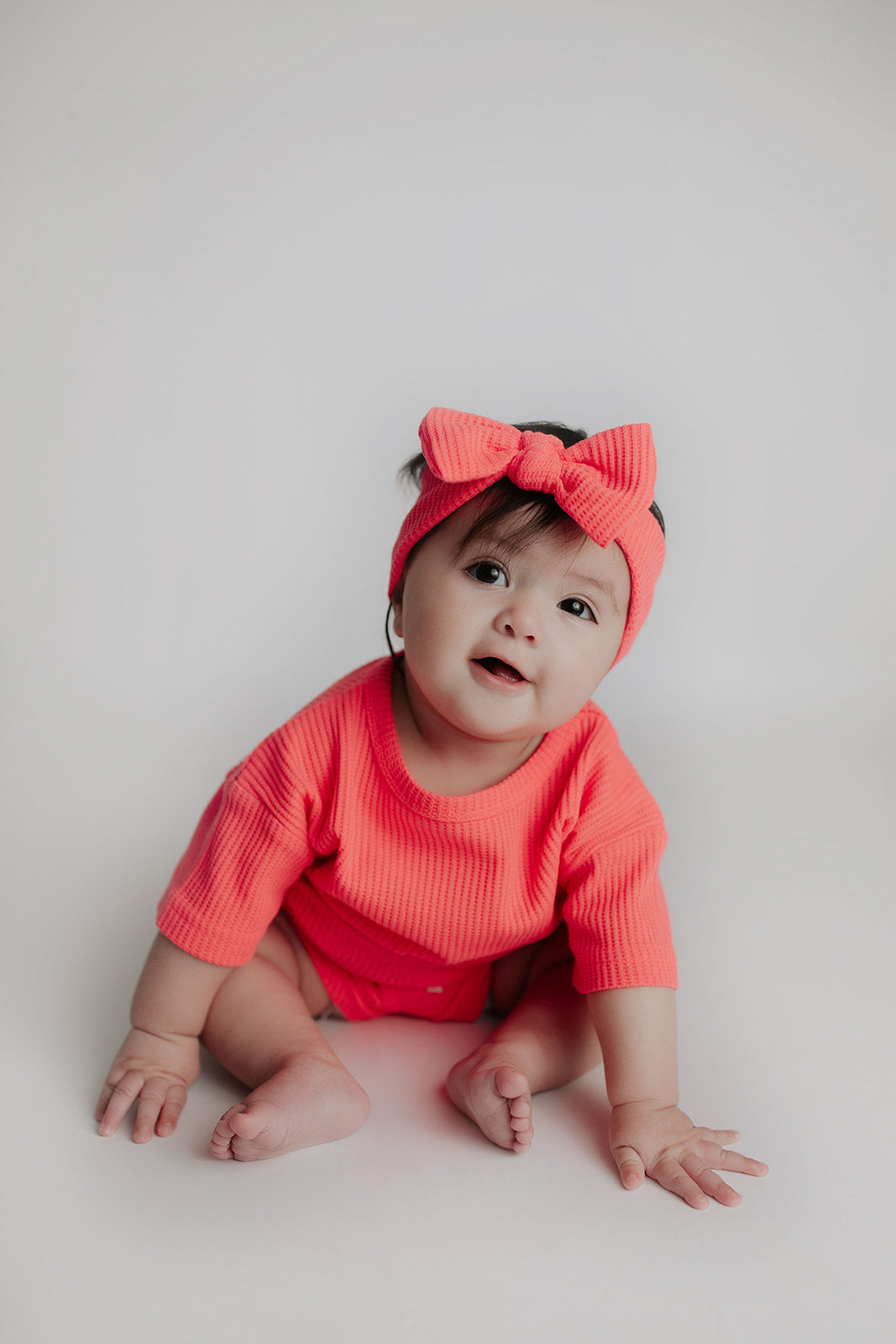 Hot Pink Waffle Headband