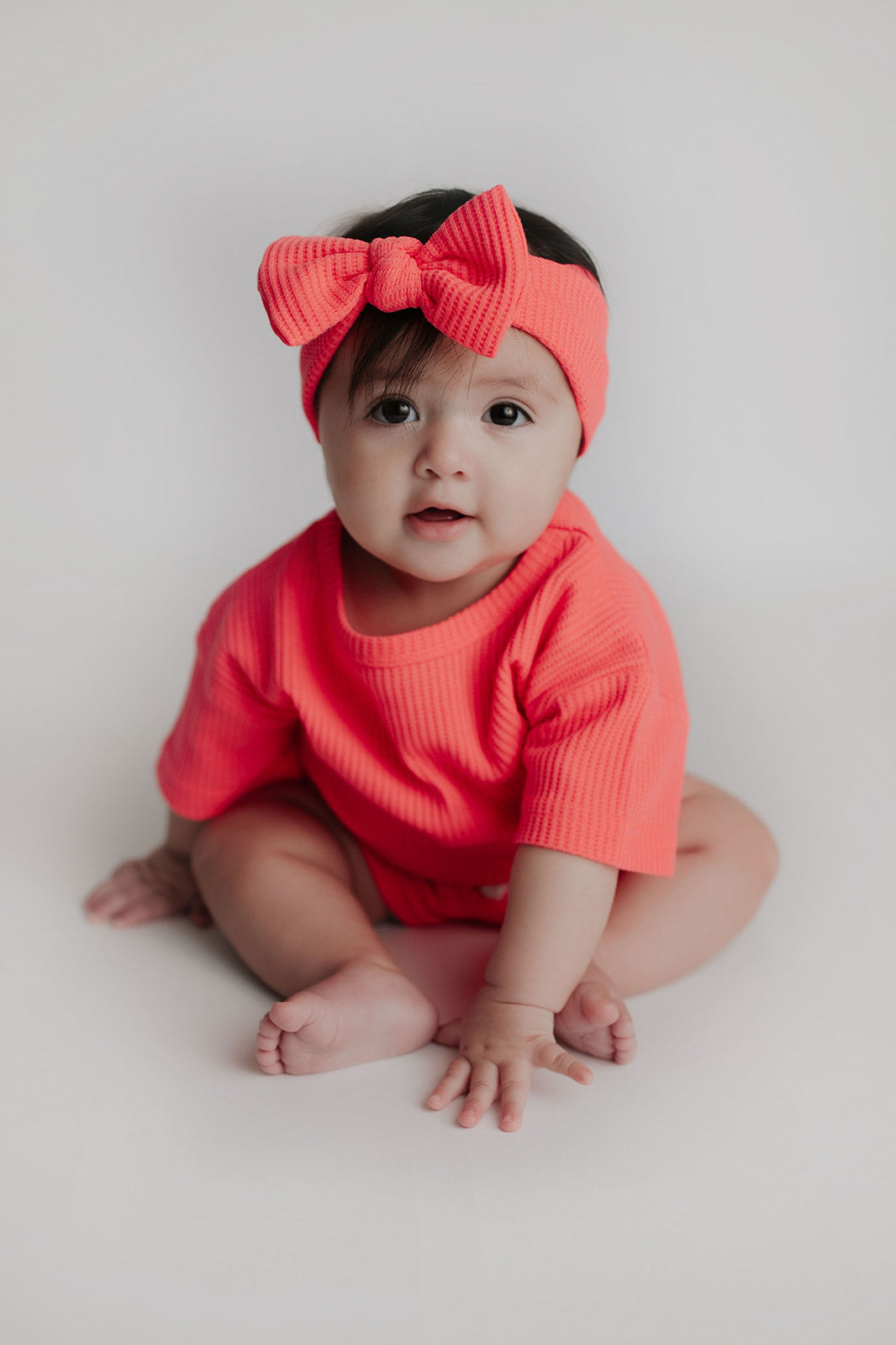 Hot Pink Waffle Headband