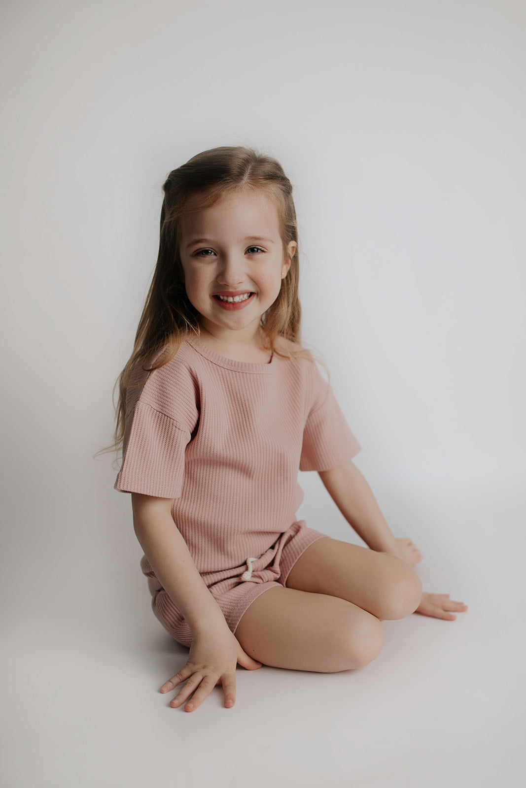 Rose Summer Waffle Top & Bottom Set