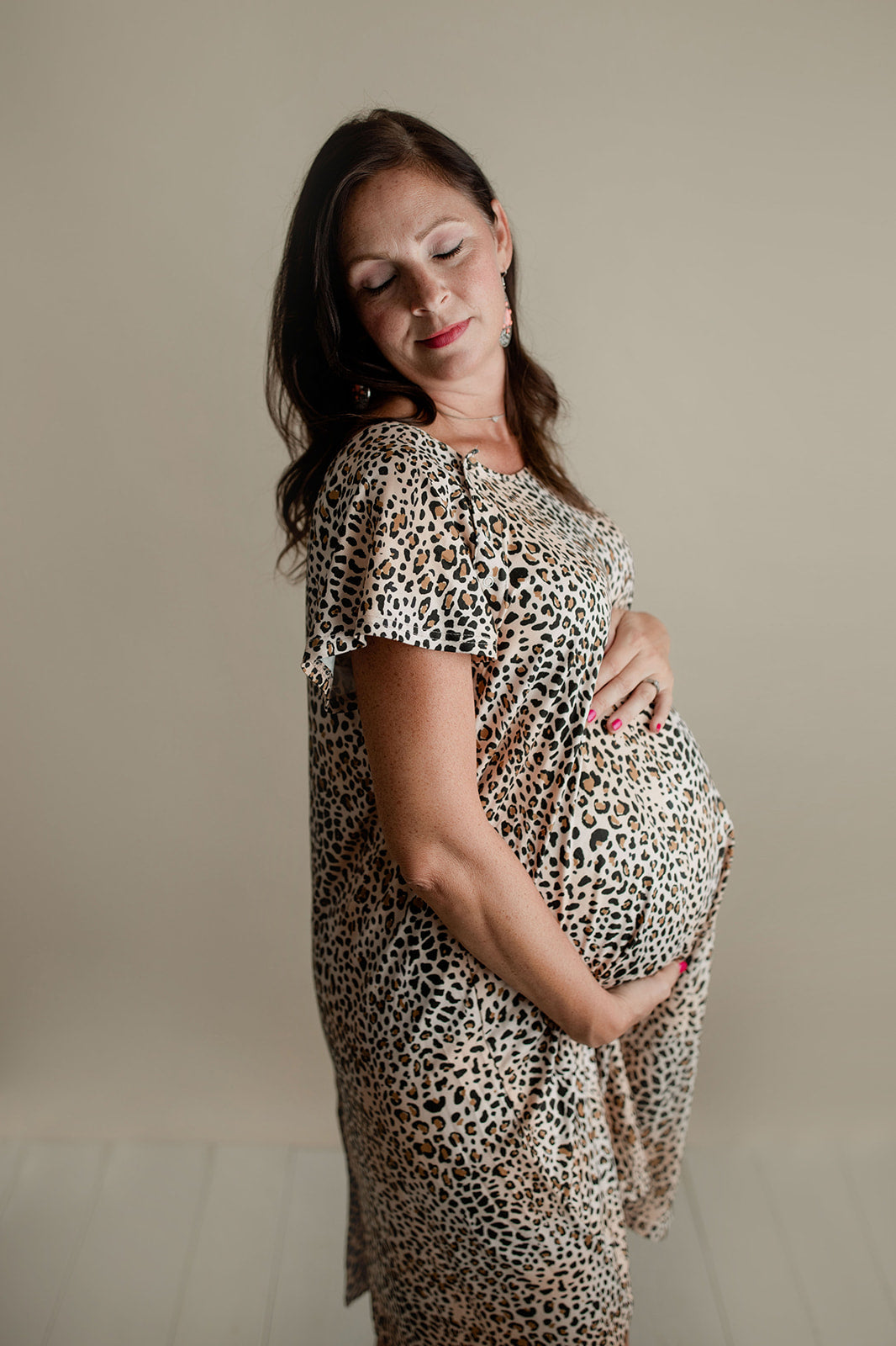 Leopard Labor & Delivery Gown