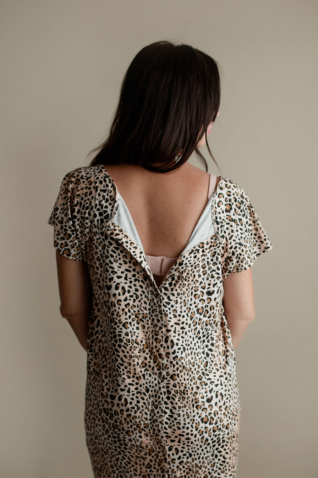 Leopard Labor & Delivery Gown