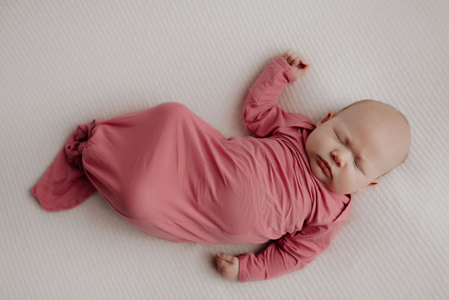 Rose Knotted Baby Gown