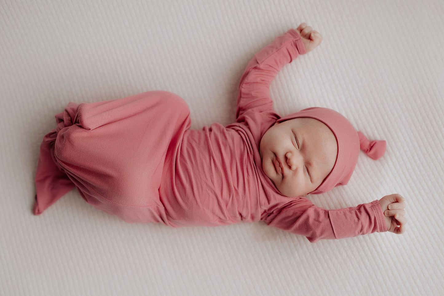 Rose Knotted Baby Gown