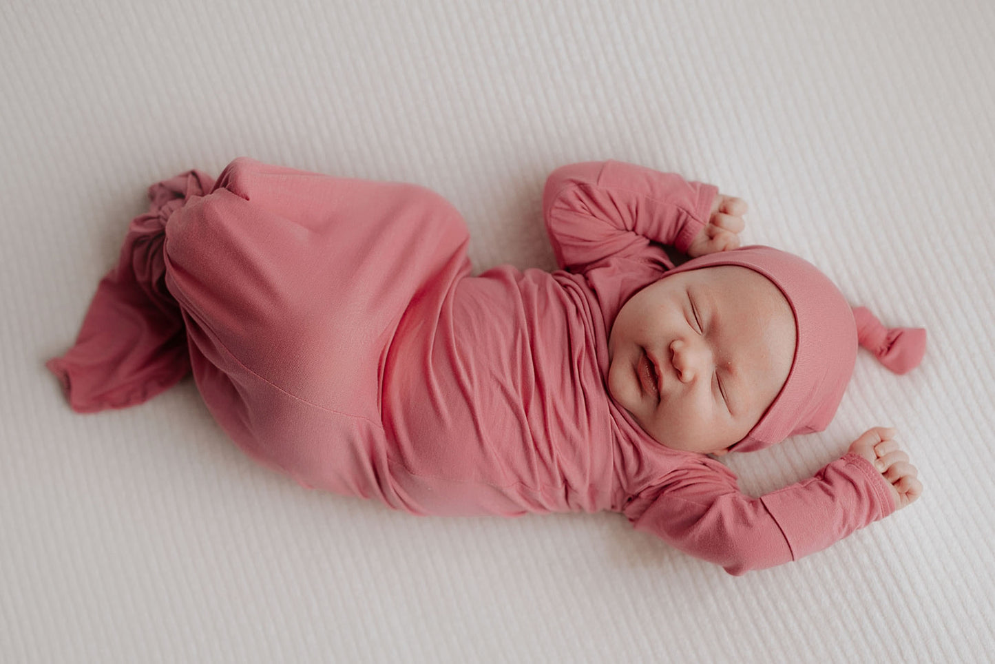 Rose Knotted Baby Gown