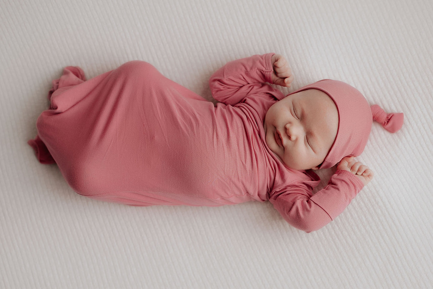 Rose Knotted Baby Gown