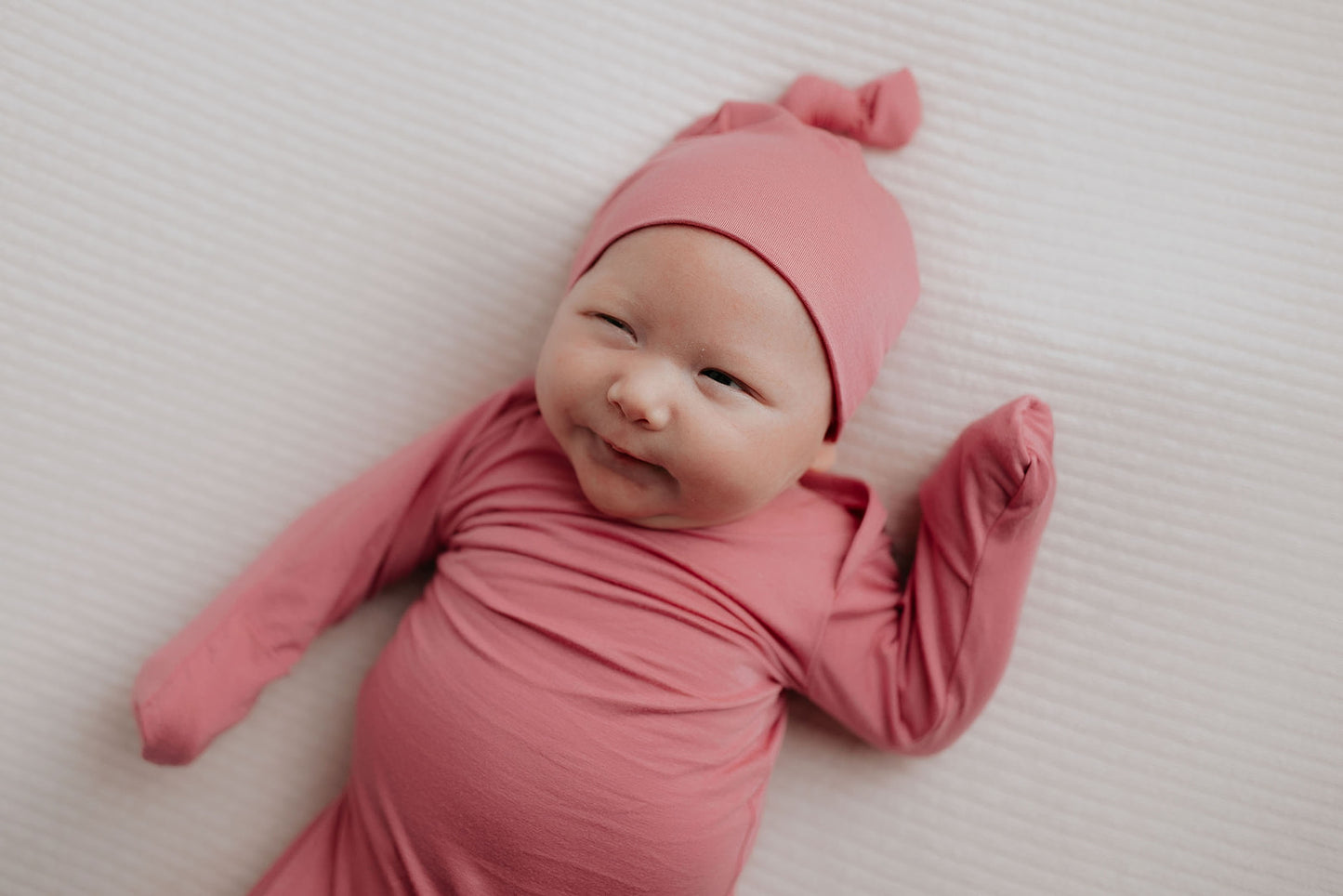 Rose Knotted Baby Gown