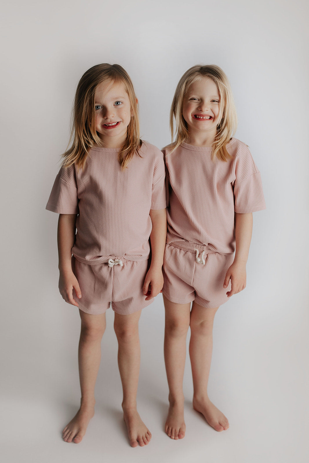 Rose Summer Waffle Top & Bottom Set