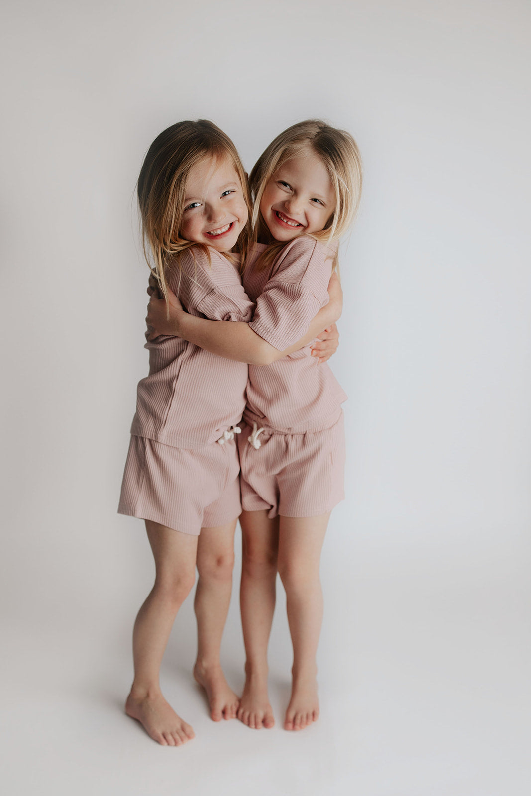 Rose Summer Waffle Top & Bottom Set