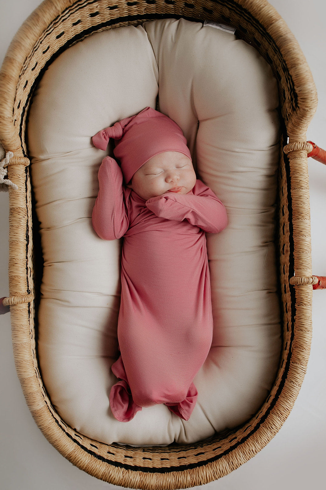 Rose Knotted Baby Gown