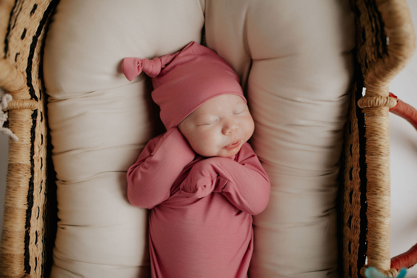 Rose Knotted Baby Gown