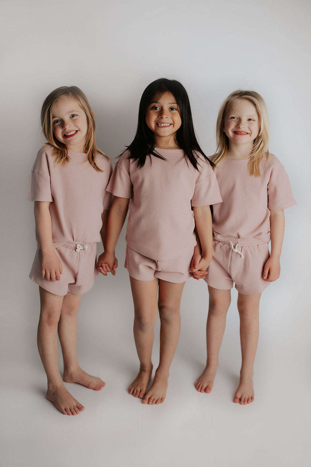 Rose Summer Waffle Top & Bottom Set