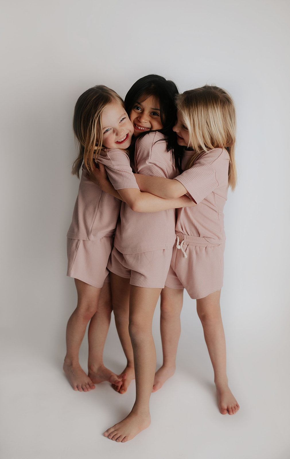Rose Summer Waffle Top & Bottom Set
