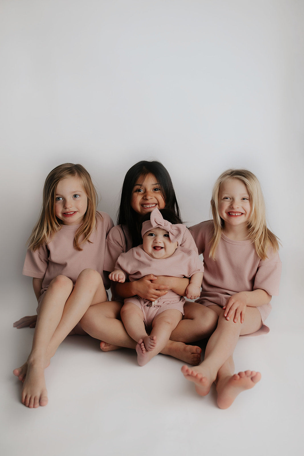 Rose Summer Waffle Top & Bottom Set